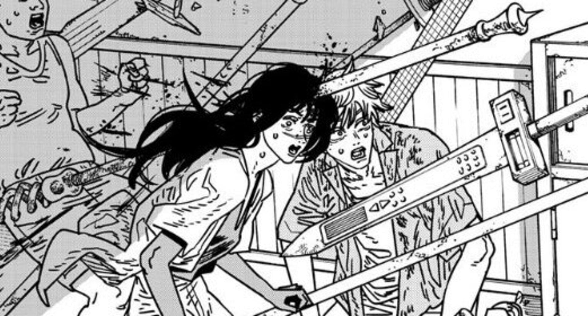 Asa/Yoru and Denji (Image via Viz Media)